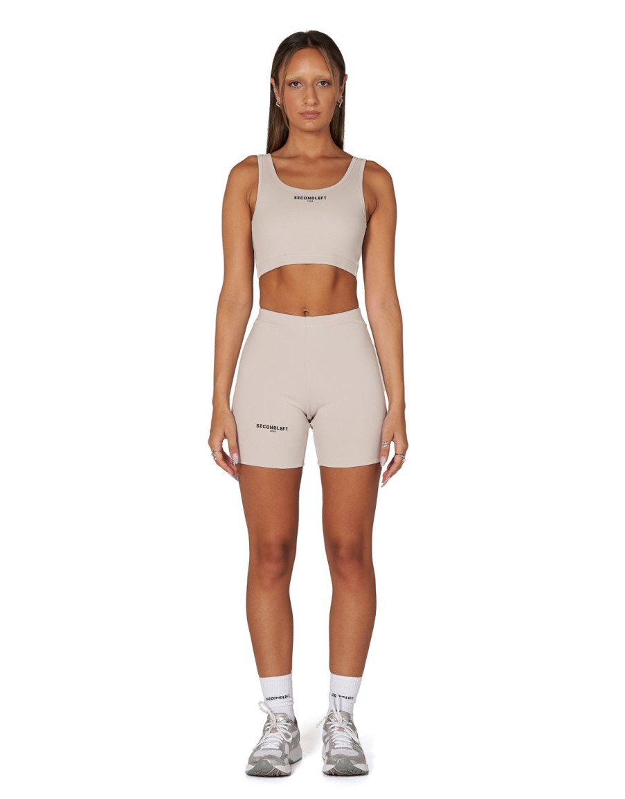 Women STAX Shorts | Sl Bw Bike Shorts Dove Beige