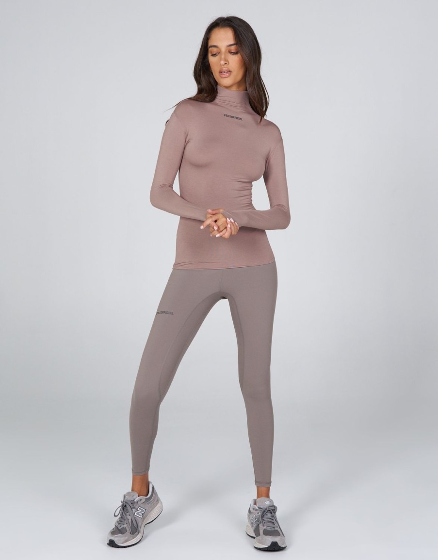 Women STAX Long Sleeve Tops | Aw Long Sleeve Audun (Clay)