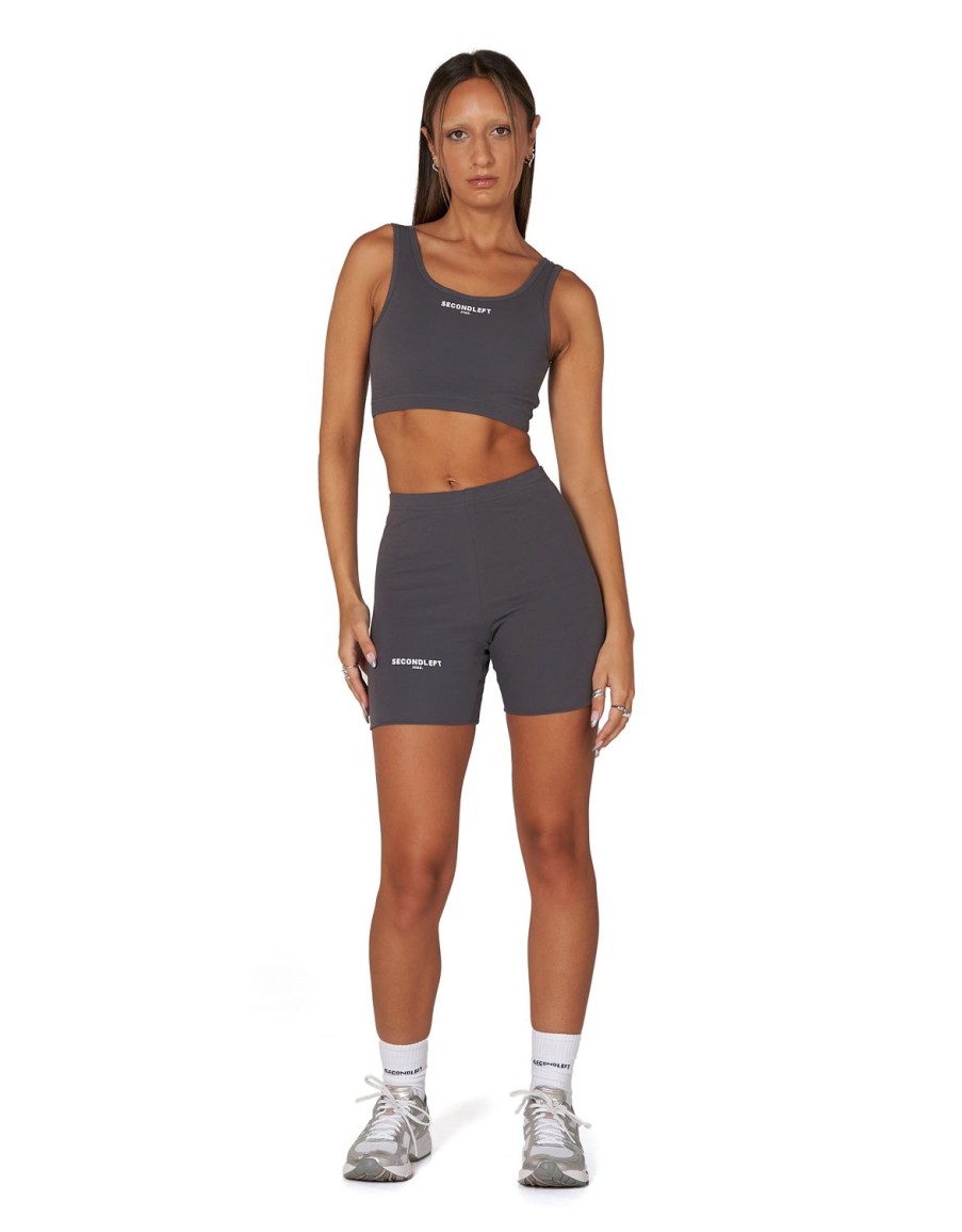 Women STAX Shorts | Sl Bw Bike Shorts Storm Grey