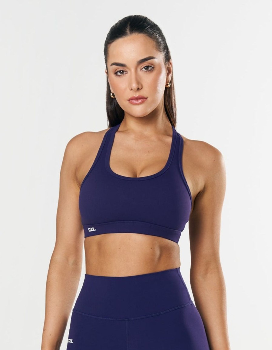 Women STAX Sports Bras & Crop Tops | Classic Crop Nandex Royal Navy