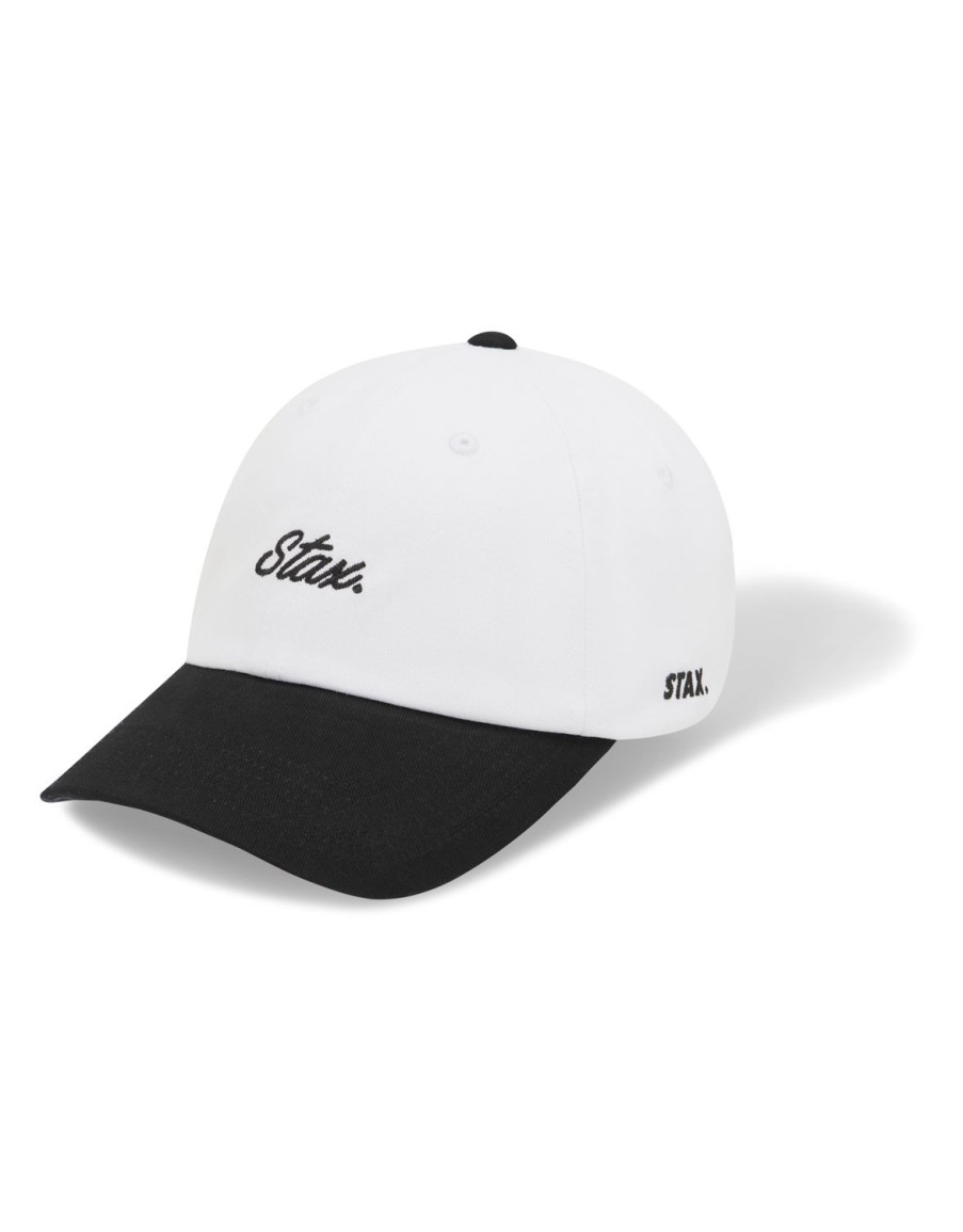 Women STAX Caps | Cursive Dad Cap Boa (Black)