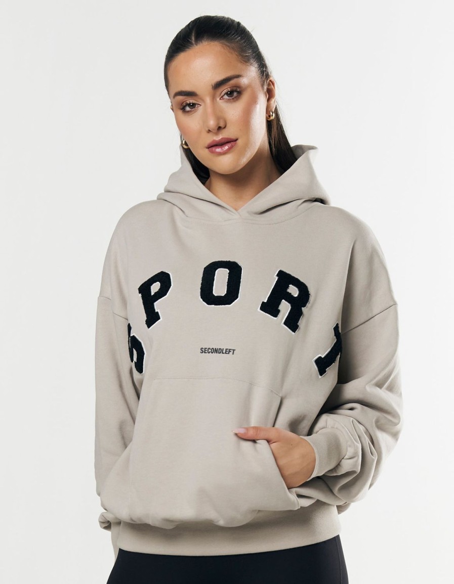 Women STAX Hoodies & Sweaters | Sport Hoodie Cream