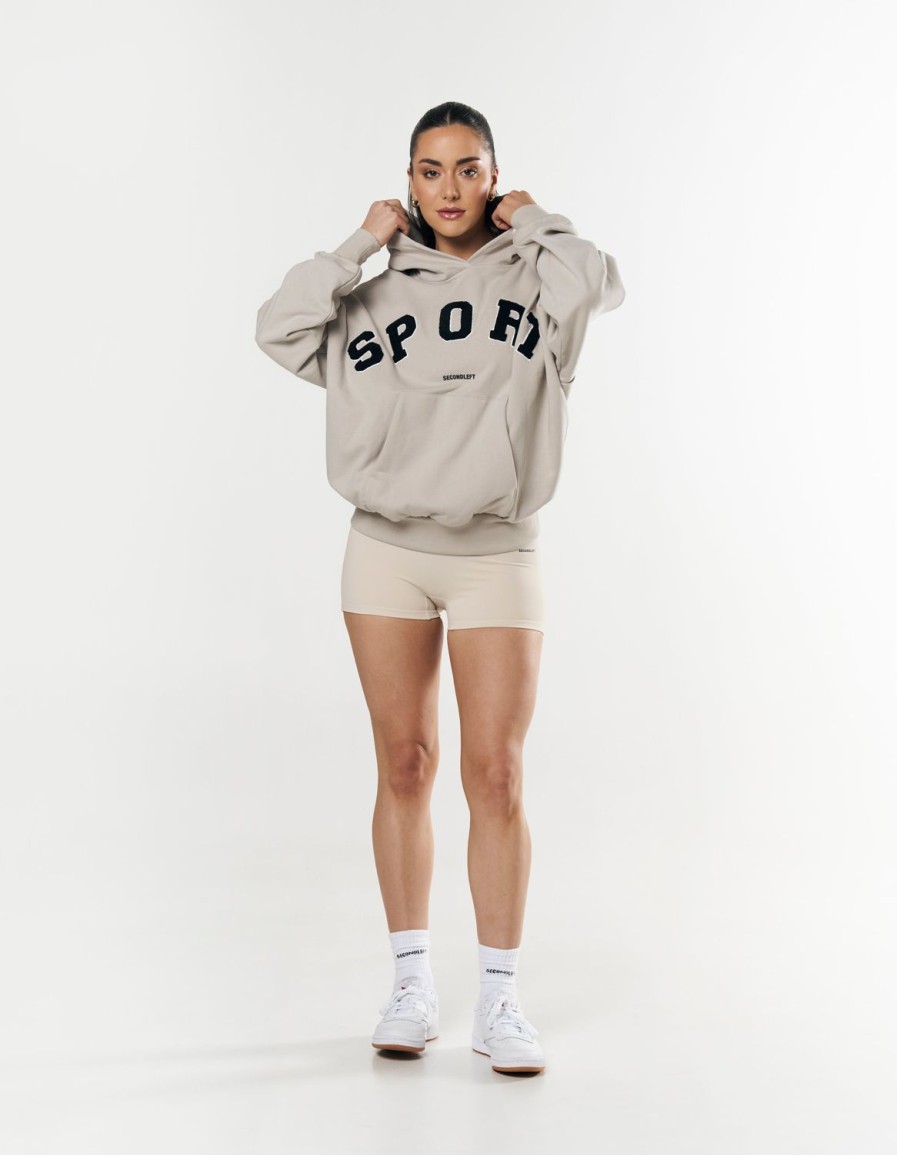 Women STAX Hoodies & Sweaters | Sport Hoodie Cream