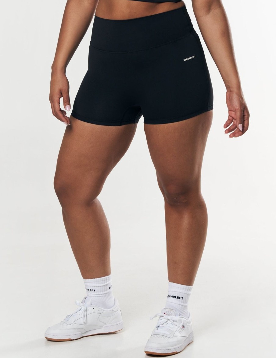 Women STAX Shorts | Mini Biker Short Nandex Black/Cream