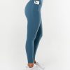 Women STAX Tights & Leggings | Phone Pocket Full Length Tights Nandex Dark Blue