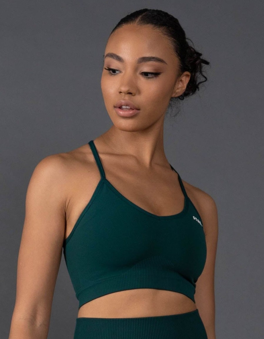 Women STAX Sports Bras & Crop Tops | Premium Seamless Strappy Crop V5.1 Cyprus