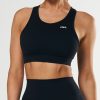 Women STAX Sports Bras & Crop Tops | Blaze Crop Nandex Black