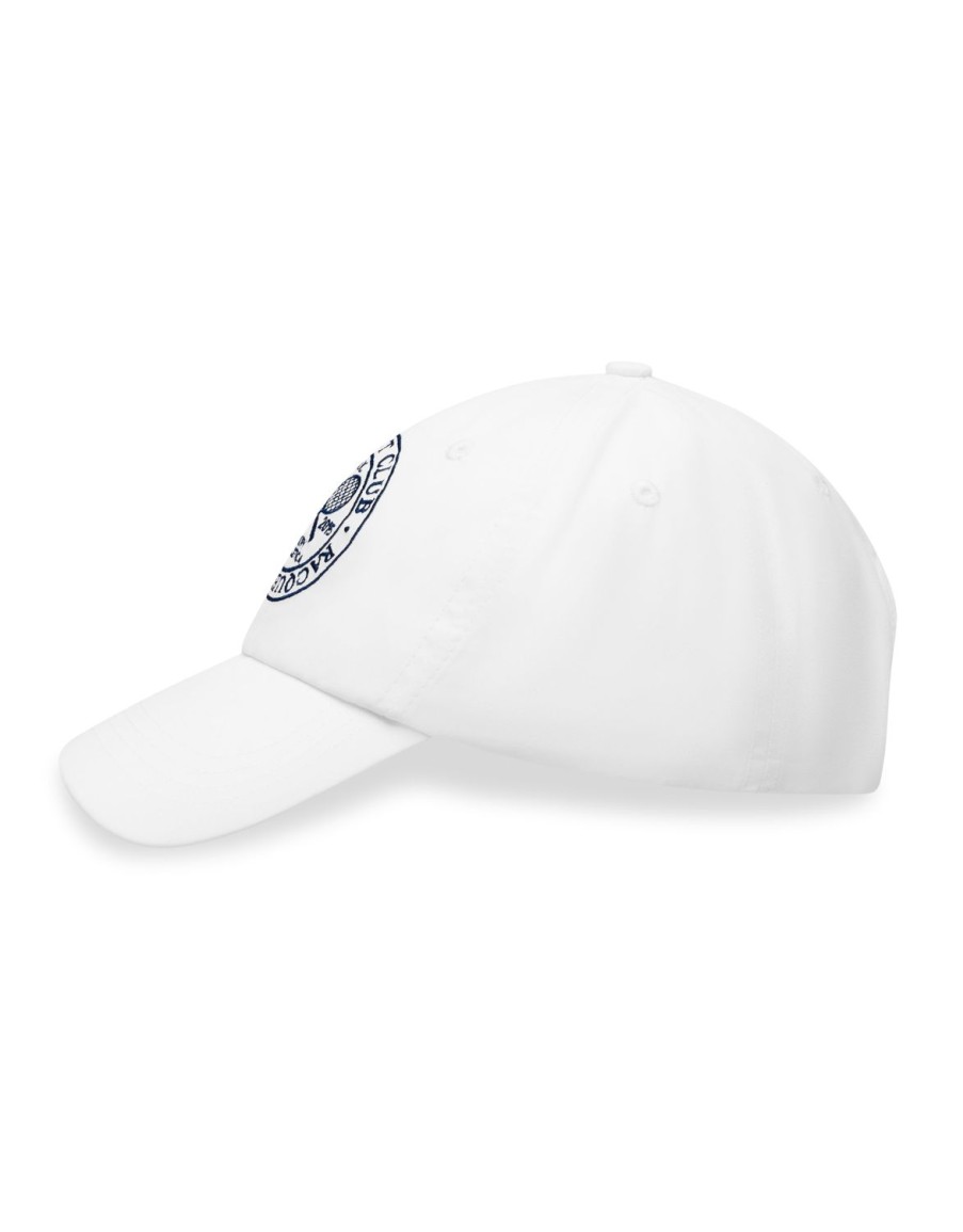 Women STAX Caps | Racquet Club Logo Cap White