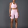 Women STAX Shorts | Premium Seamless Midi Bike Shorts V5.1 Taffy