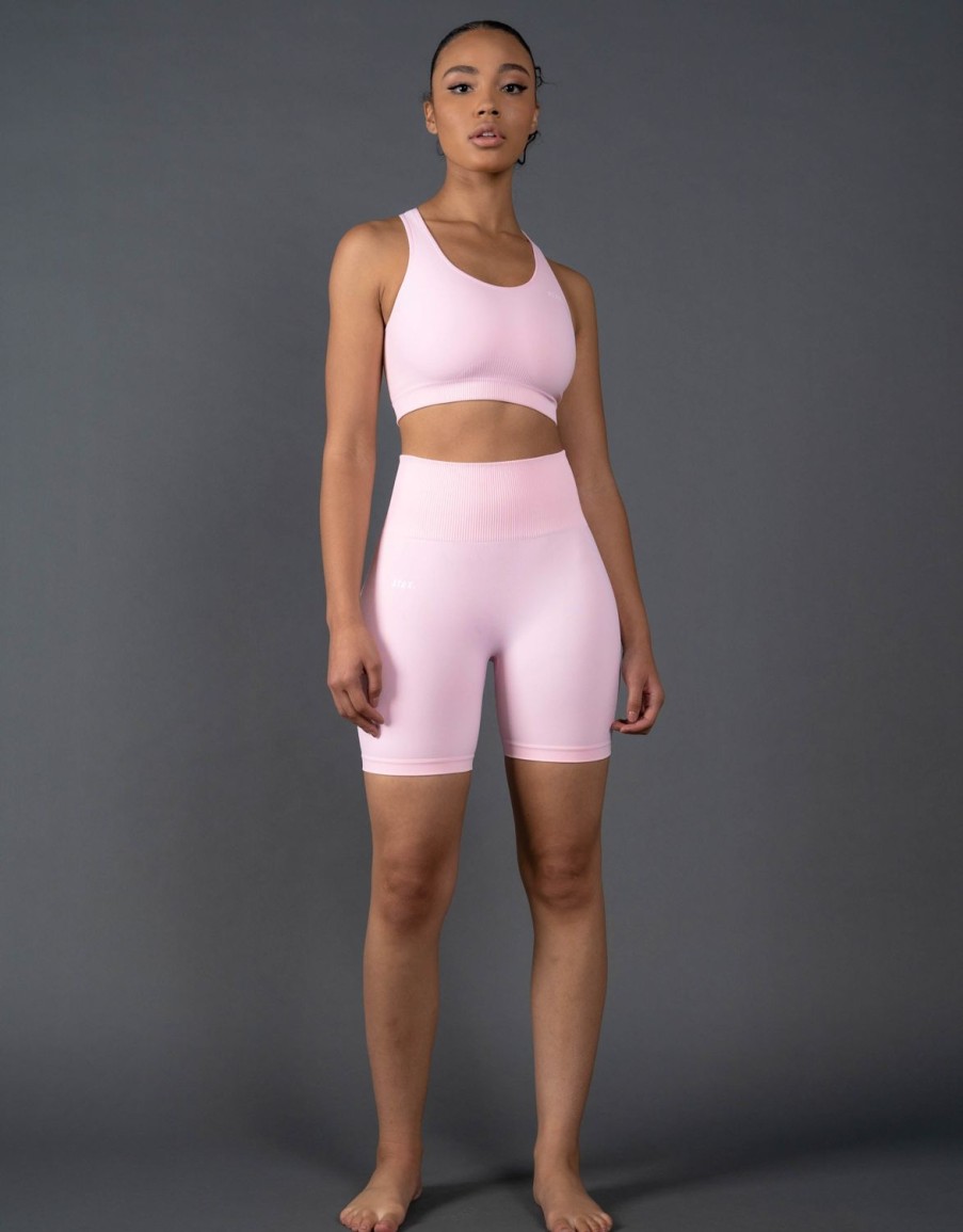 Women STAX Shorts | Premium Seamless Midi Bike Shorts V5.1 Taffy