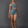 Women STAX Shorts | Premium Seamless Mini Lounge Shorts V5.1 Mist