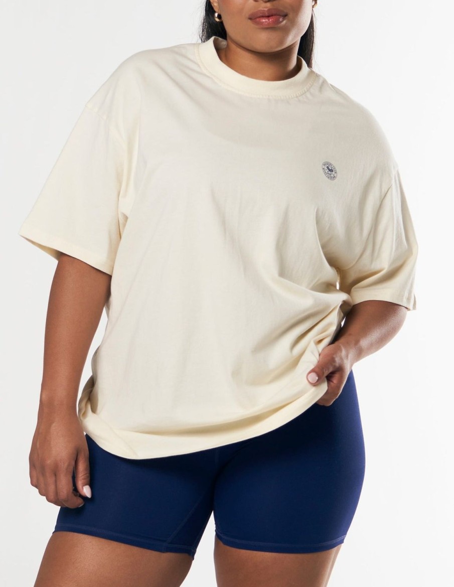 Women STAX Tees | Racquet Club Tee Cream