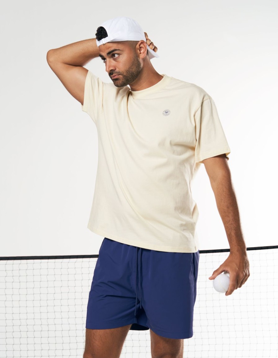 Women STAX Tees | Racquet Club Tee Cream