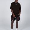 Men STAX Shorts | Mens Nylon Pocket Shorts Umber