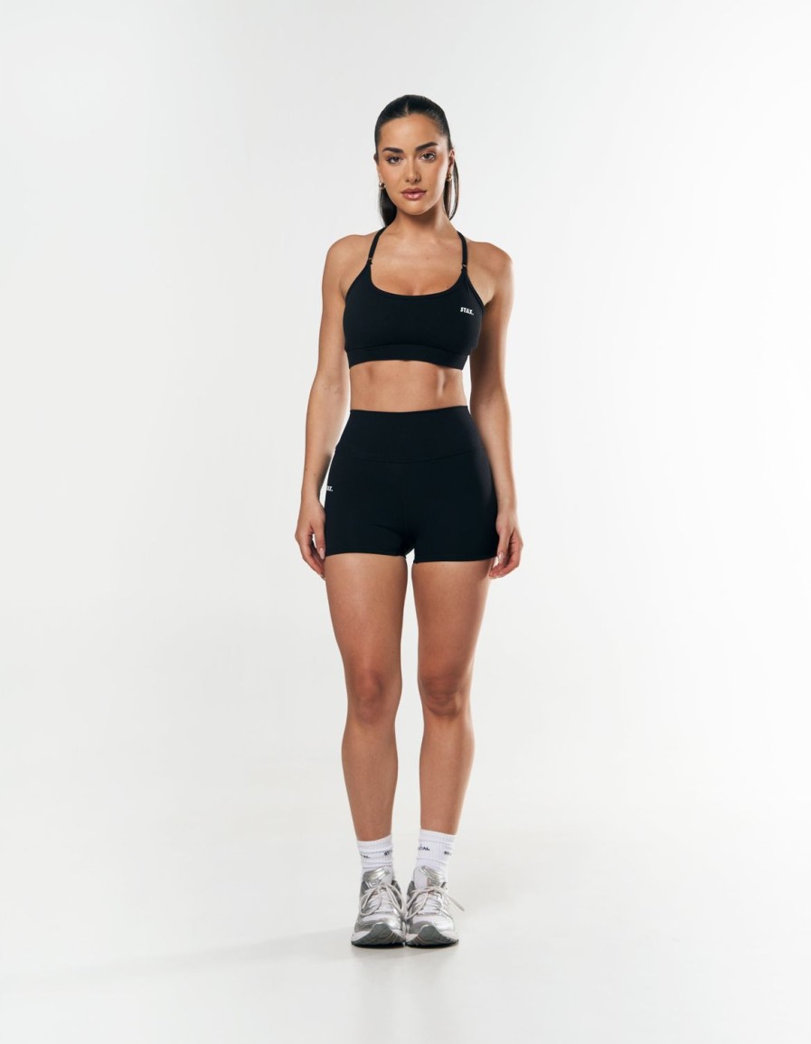 Women STAX Shorts | Mini Bike Shorts Nandex Black