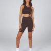 Women STAX Shorts | Aw Bike Shorts Brown (Sinai)