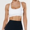 Women STAX Sports Bras & Crop Tops | Fuse Crop Nandex White