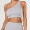 Women STAX Sports Bras & Crop Tops | Adira Crop Nandex Light Grey