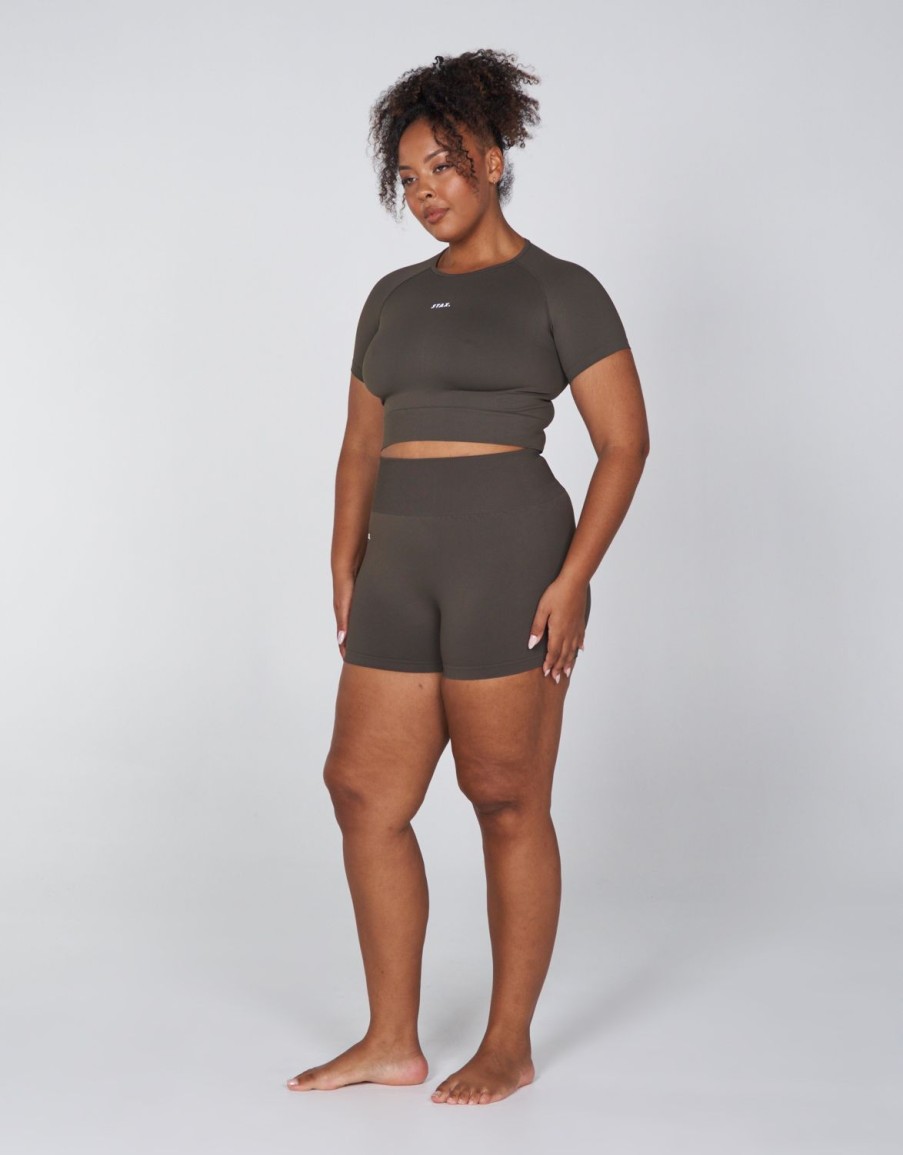 Women STAX Shorts | Premium Seamless Favourites Mini Bike Shorts Dovetail