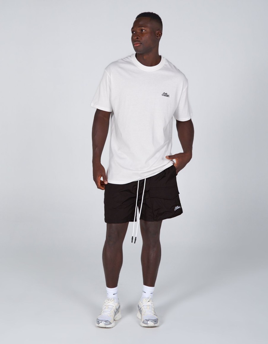 Men STAX T-Shirts & Vests | Mens Cursive Tee White