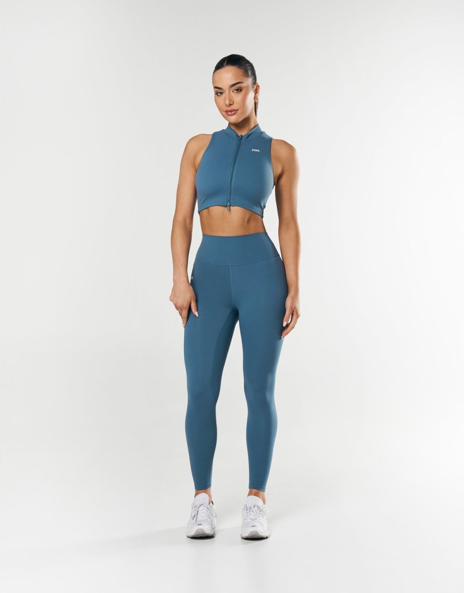 Women STAX Tights & Leggings | Full Length Tights Nandex Original Dark Blue