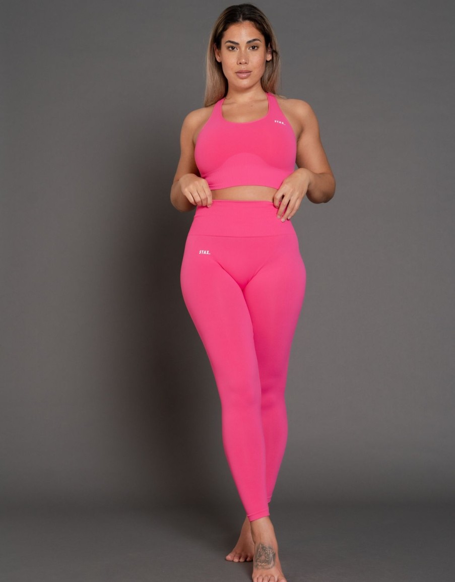 Women STAX Tights & Leggings | Premium Seamless V3 Full Length Tights Rubellite