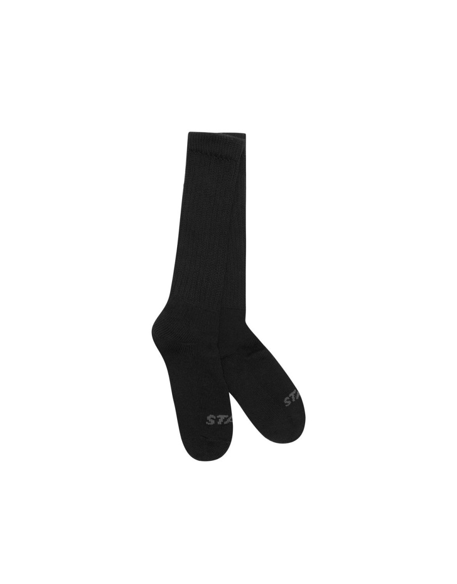 Women STAX Socks | Slouch Socks Storm (Black)