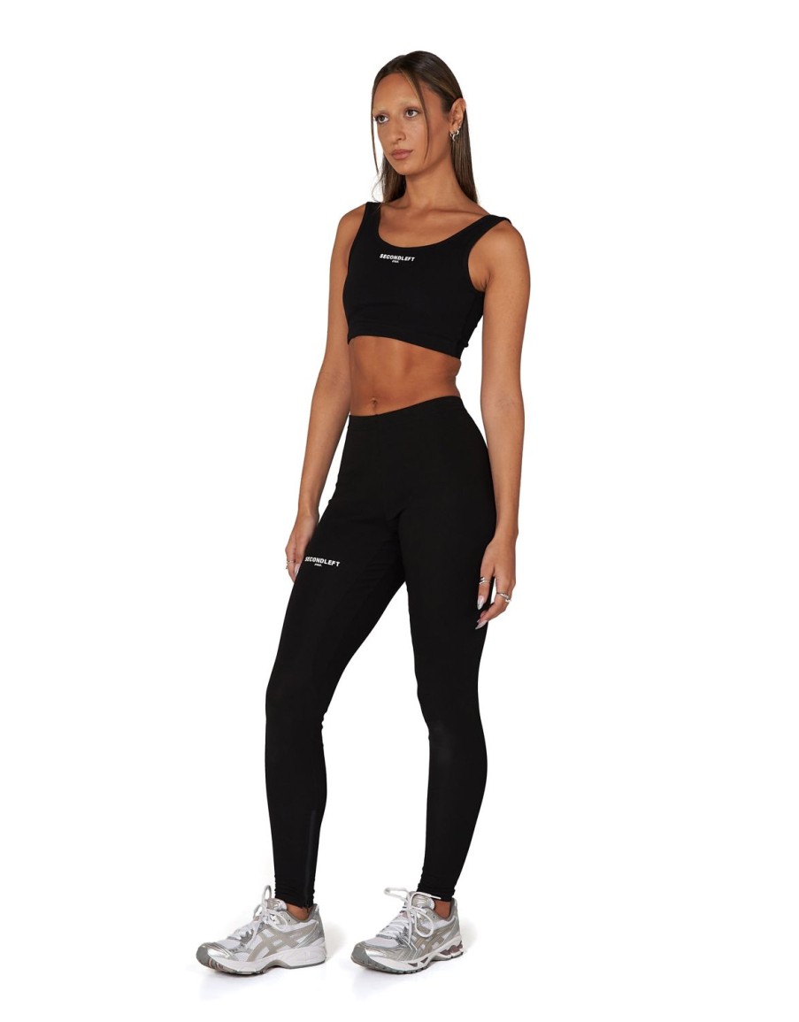 Women STAX Sports Bras & Crop Tops | Sl Bw Crop Ink Black