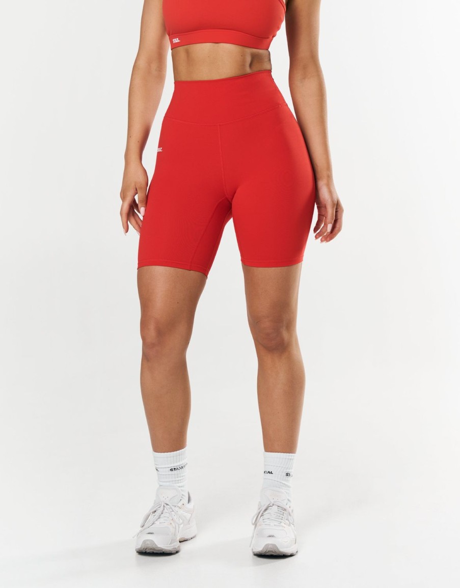 Women STAX Shorts | Original Bike Shorts Nandex Red