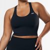 Women STAX Sports Bras & Crop Tops | Premium Seamless Racer Crop Astro