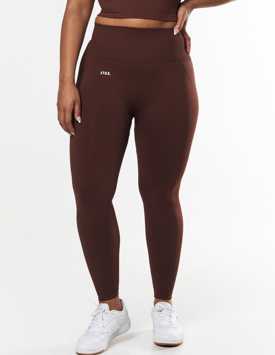 Women STAX Tights & Leggings | Premium Seamless Tights Umber