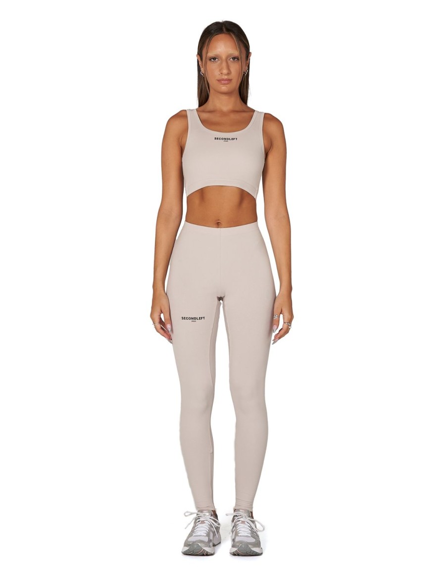 Women STAX Tights & Leggings | Sl Bw Full Length Tights Dove Beige