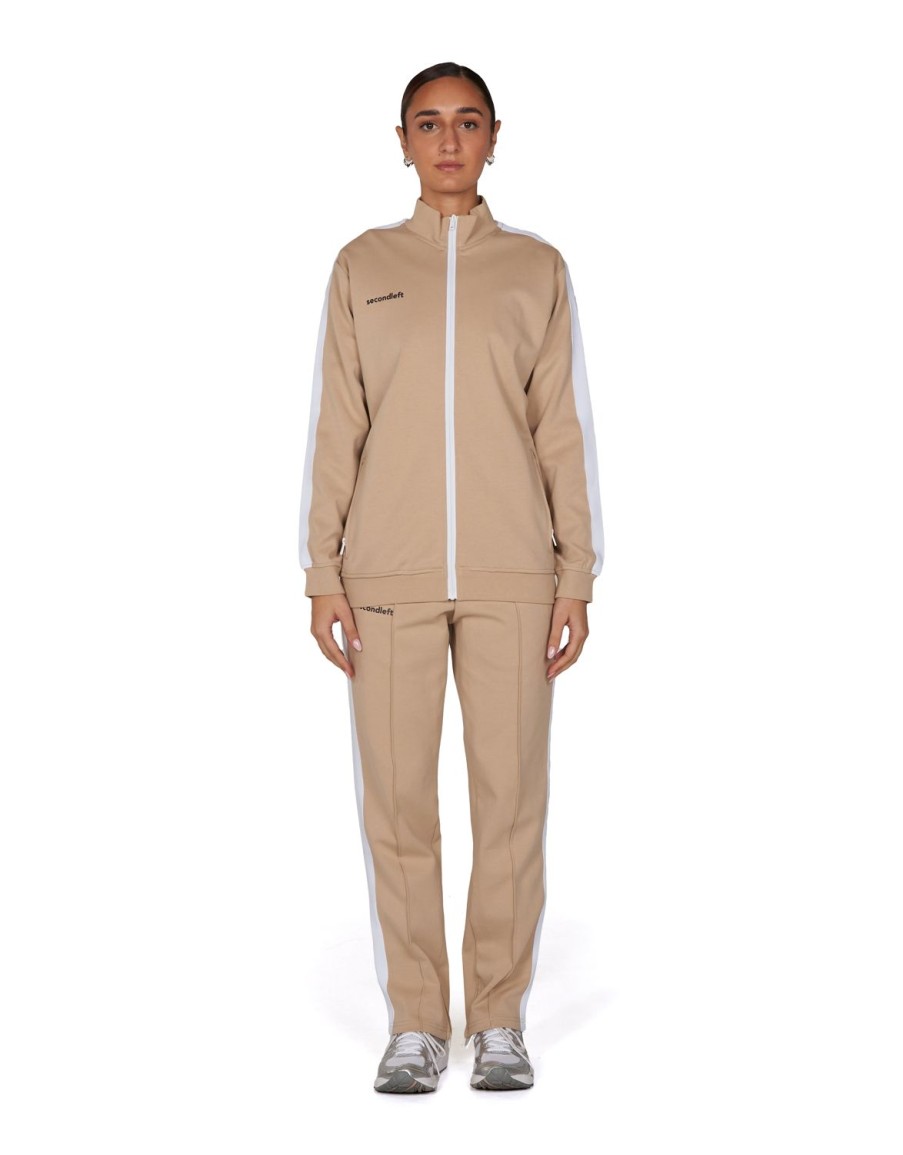 Women STAX Jackets & Coats | S1 Tracksuit Jacket Beige