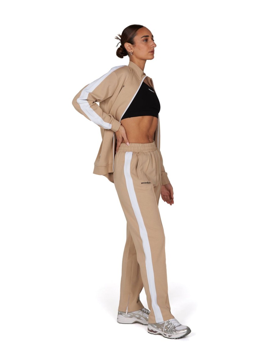 Women STAX Jackets & Coats | S1 Tracksuit Jacket Beige