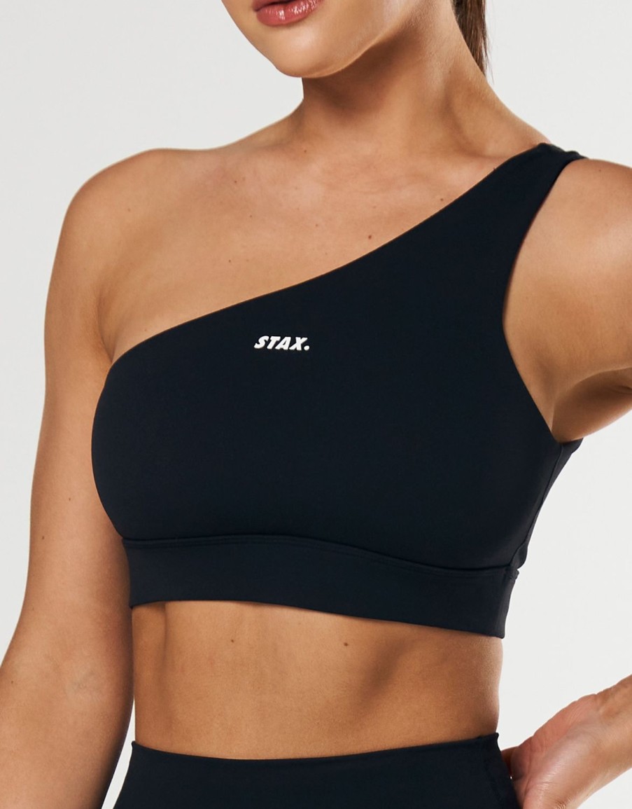 Women STAX Sports Bras & Crop Tops | Adira Crop Nandex Black