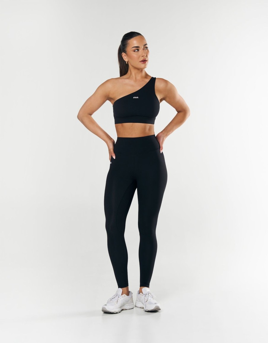 Women STAX Sports Bras & Crop Tops | Adira Crop Nandex Black