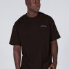 Men STAX T-Shirts & Vests | Standard Fit Tee Black/ Khaki Logo