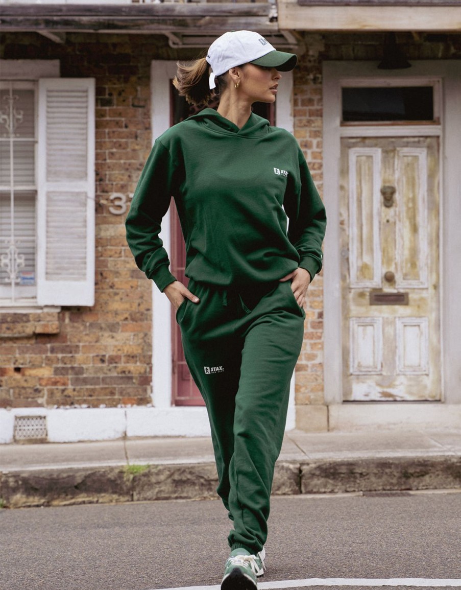 Women STAX Joggers | Run Club Joggers Green