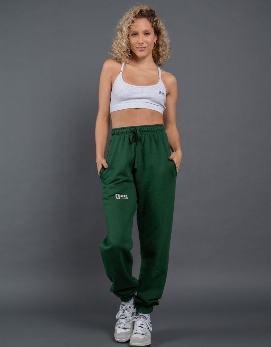 Women STAX Joggers | Run Club Joggers Green