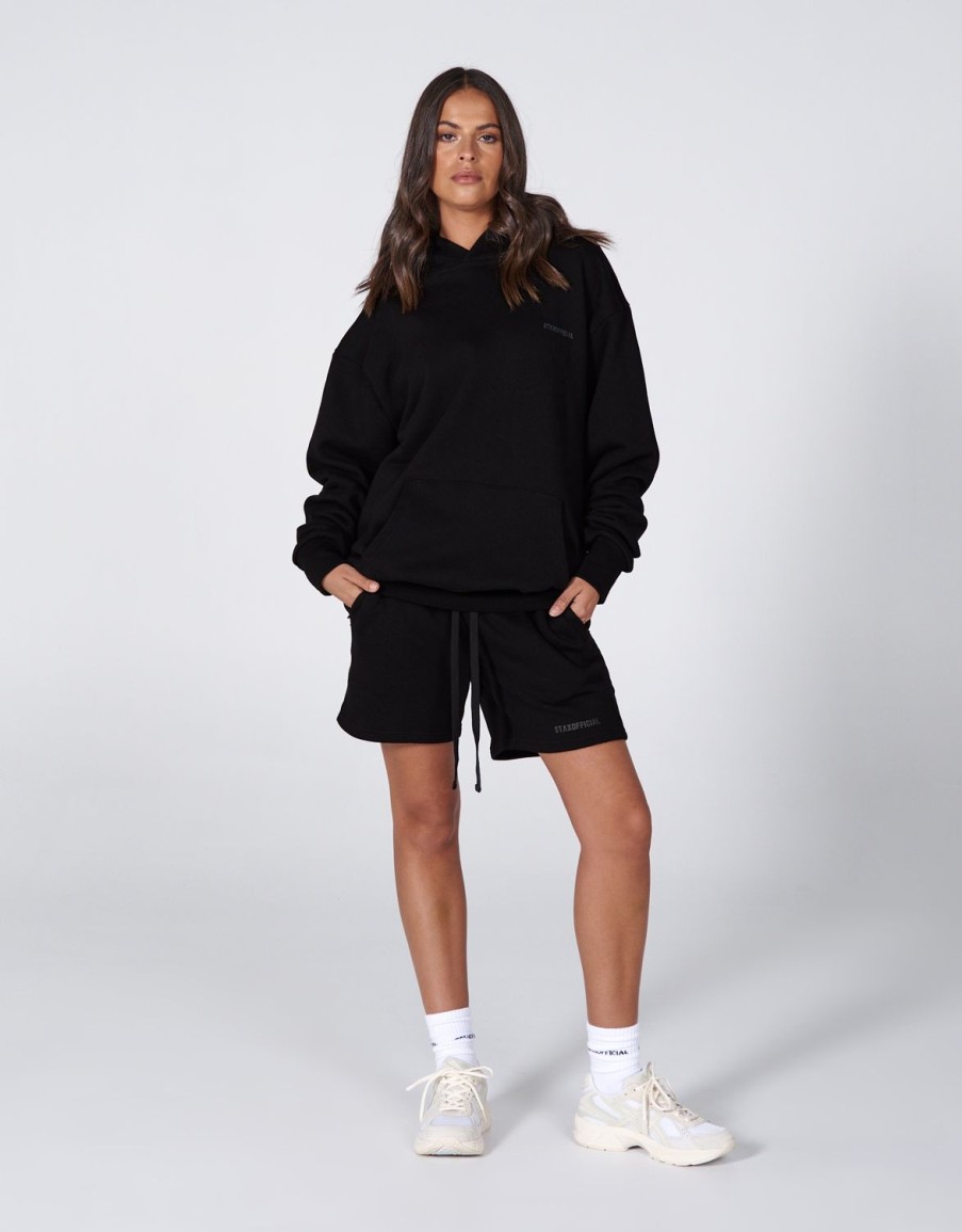 Women STAX Hoodies & Sweaters | Elements Hoodie Onyx Black