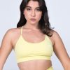 Women STAX Sports Bras & Crop Tops | Strappy Crop Nandex Lemon