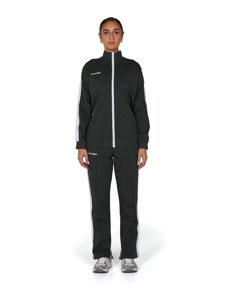 Women STAX Jackets & Coats | S1 Tracksuit Jacket Khaki