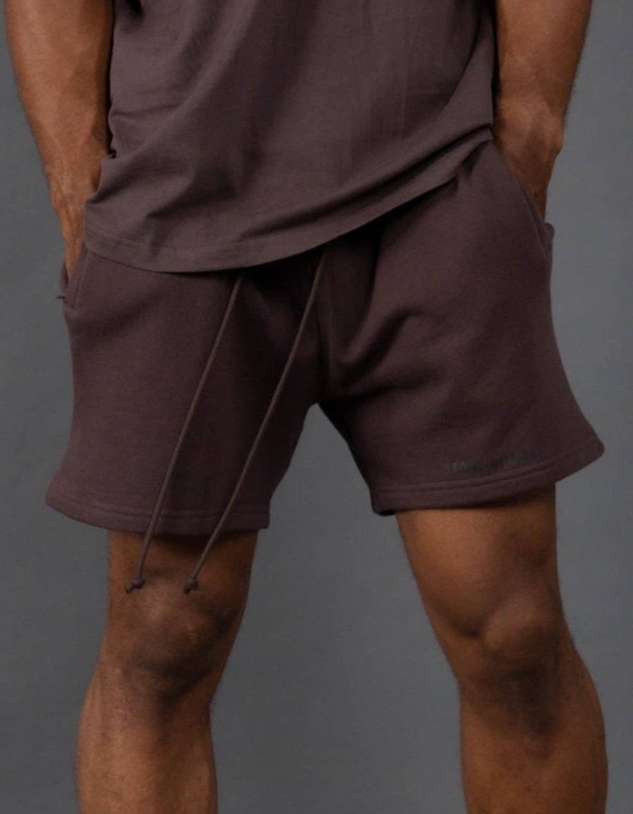 Men STAX Shorts | Drip 21 Mens Shorts Dark Earth