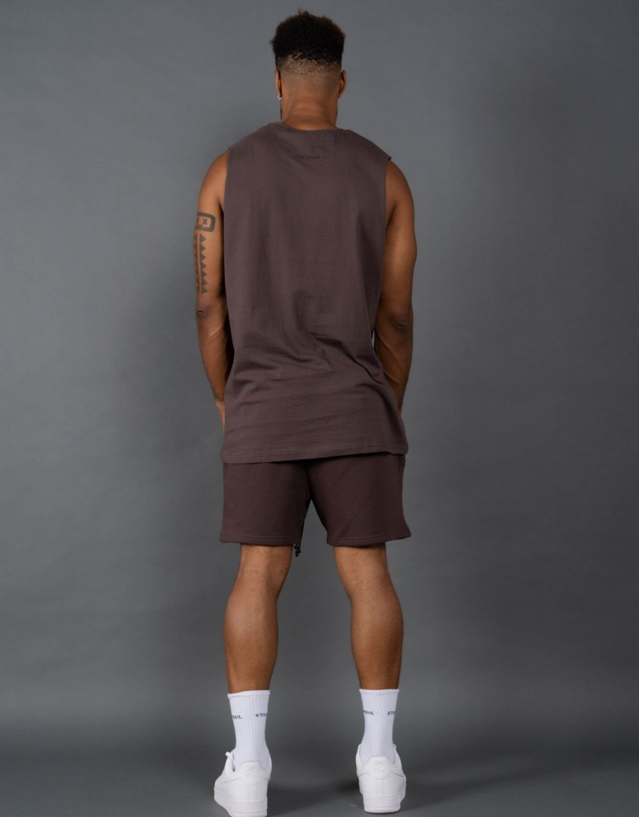 Men STAX Shorts | Drip 21 Mens Shorts Dark Earth