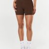 Women STAX Shorts | Midi Bike Shorts Nandex Raw Umber Brown