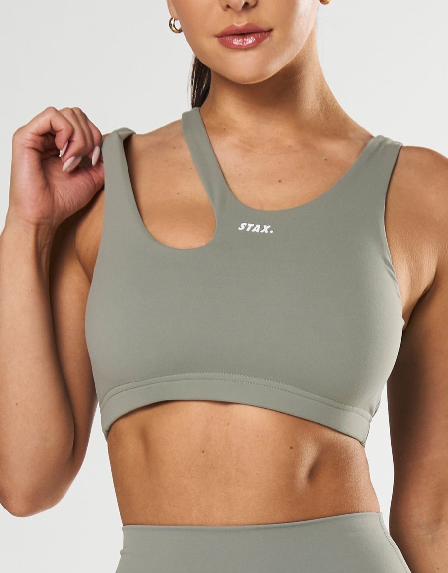 Women STAX Sports Bras & Crop Tops | Flex Crop Nandex Sage