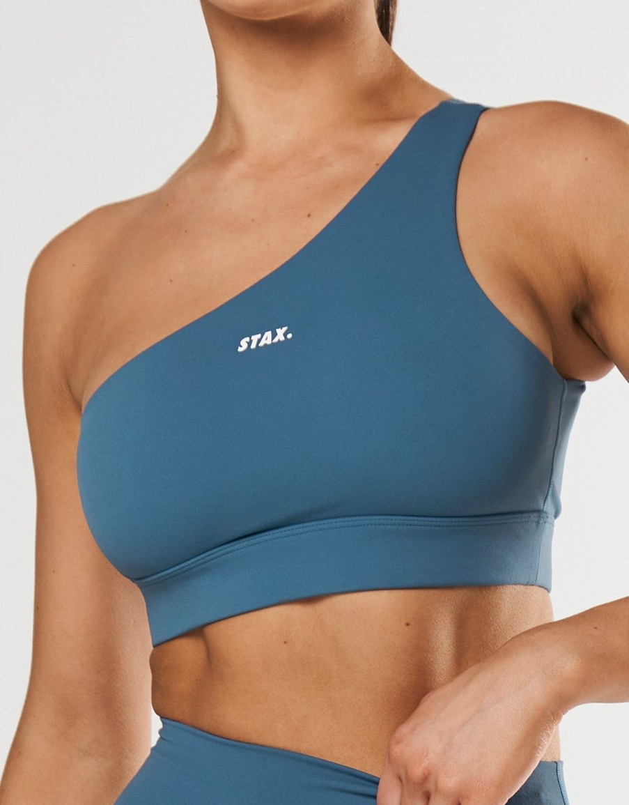 Women STAX Sports Bras & Crop Tops | Adira Crop Nandex Dark Blue