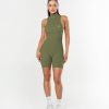 Women STAX Bodysuits | Short Leg Bodysuit Nandex Khaki