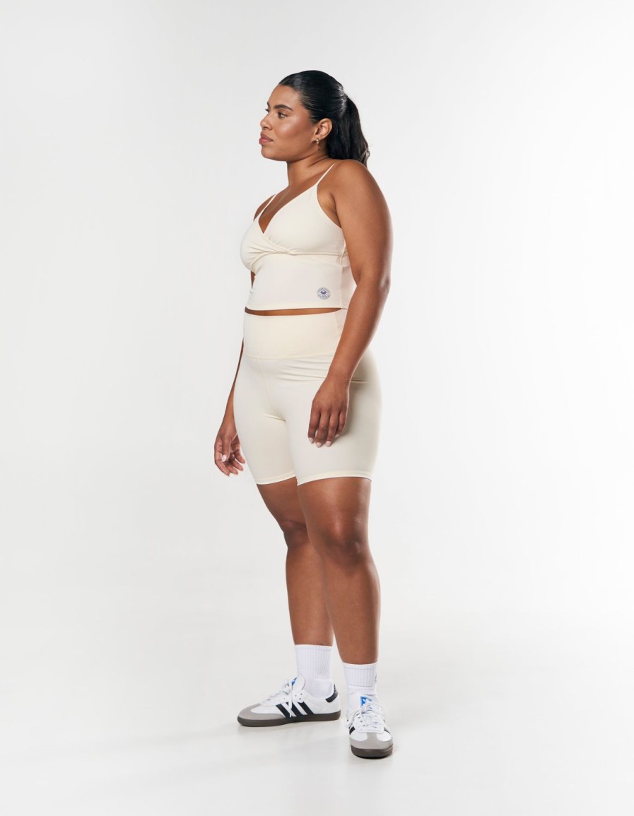 Women STAX Sports Bras & Crop Tops | Racquet Club V Tank Cream