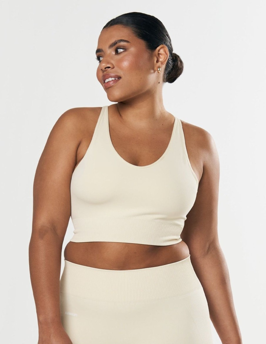 Women STAX Sports Bras & Crop Tops | Seamless Strappy Crop Butter